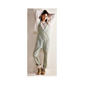 Free People *RARE*  High Roller Railroad Jumpsuit